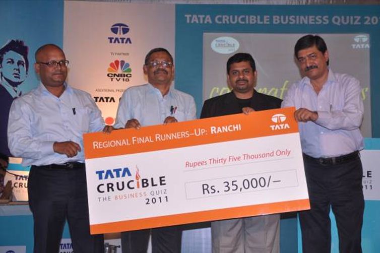 Tata Crucible Campus Quiz 2011 ranchi