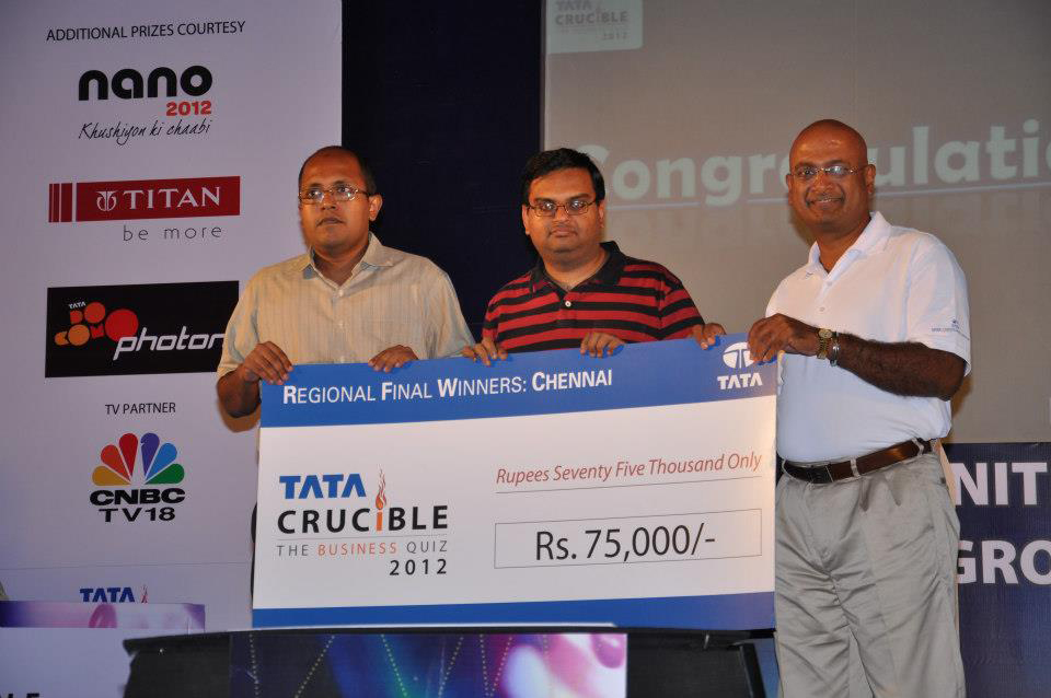 Tata Crucible Campus Quiz 2012 chennai